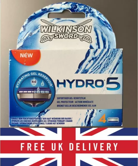 Wilkinson Sword Hydro 5 Mens Razor Blades pack of 1 4 8 12 FREE POSTAGE