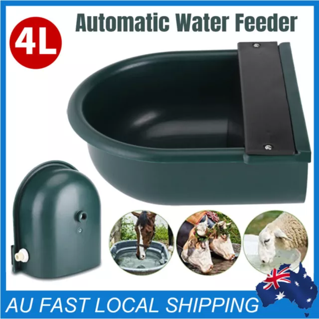 4L Automatic Animal Water Drinking Trough Cow Drinking Water Bowl Fill Dispenser