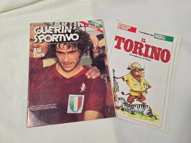 Guerin Sportivo N°48 De 1978 - Film Du Championnat - Poster Torino - Bon état