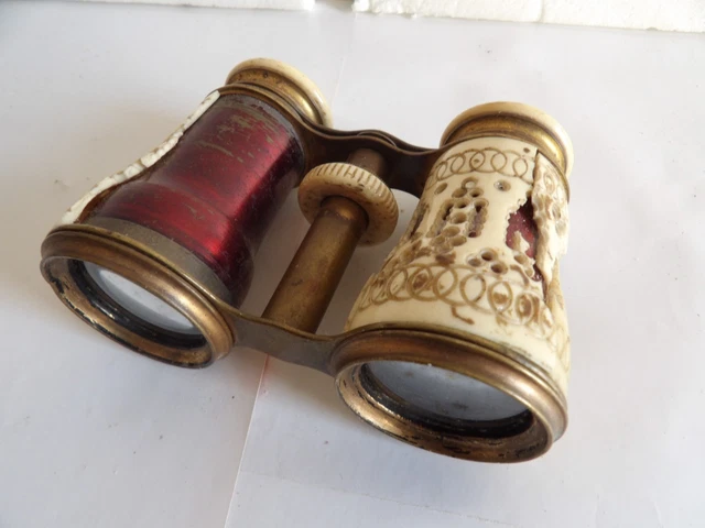 Jumelles de poche pliables en laiton