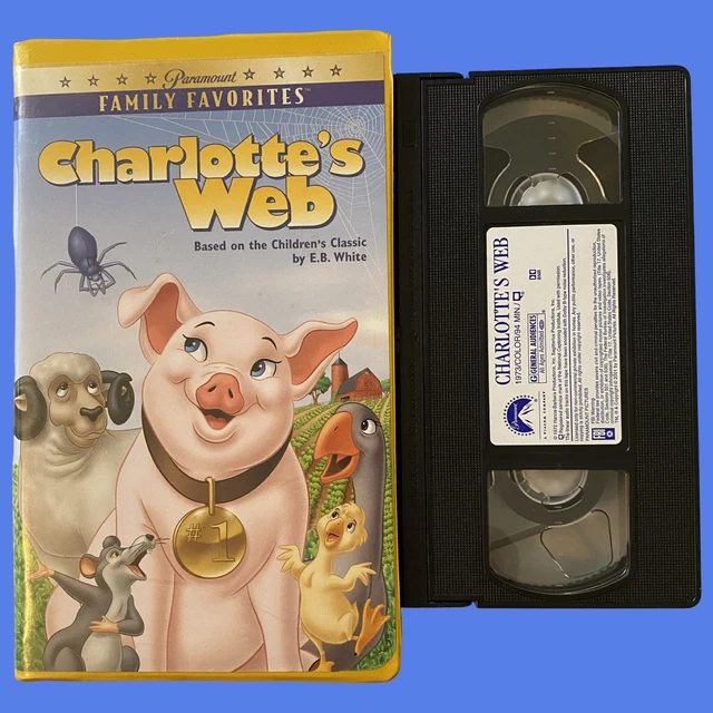 CHARLOTTE'S WEB [VHS 2001 Clamshell] 1972 Debbie Reynolds. Free