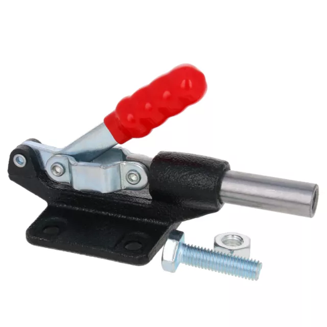 High-carbon Steel Toggle Clamp Quick Release Tool Push-pull Clamp Antislip 1Pc