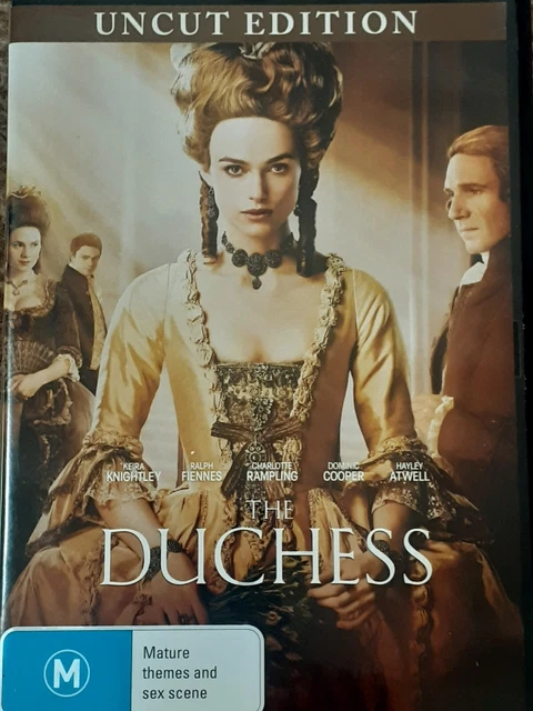 THE DUCHESS (DVD, 2008) Keira Knightley Ralph Fiennes Drama Region ...