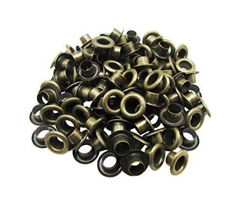 4mm Internal Hole Diameter Bronze Eyelets Grommets with Washer Self Backing P...