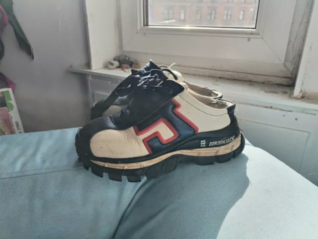 GORDON JACK VINTAGE 90s Rave Y2K Style Trainers. Size UK6 Red White Blue 215.00 PicClick UK