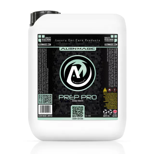 Alien Magic Car Care PREP PRO Panel Wipe Residue Remover IPA Rubbing Alcohol 5L