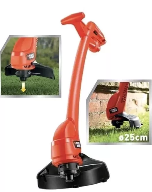 Black & Decker String Grass Trimmer Strimmer GL360 240v 25cm Bump Feed 350w