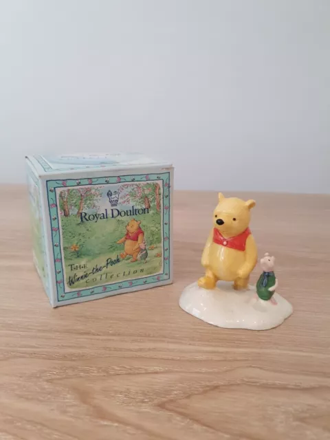 Royal Doulton Winnie The Pooh The More it Snows Tiddely Pom WP 20 Disney