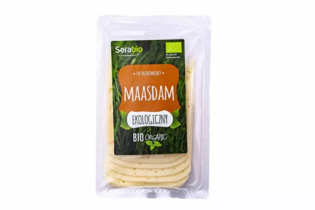 Maasdam ripened sliced cheese BIO 125 g