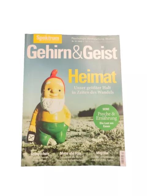 Spektrum Zeitschrift: Gehirn & Geist Nr. 12 / 2015 *Heimat* sehr gut *gebraucht