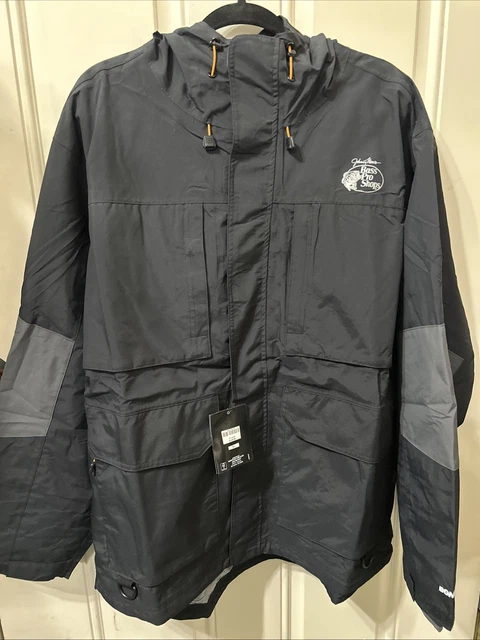 Bass Pro Shops BONE DRY ナイロンシェルジャケット F/W Bone Dry Bass Pro Mens Coats Bone-Dry Advanced Waterproofing
