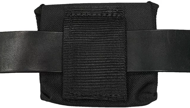 Glove Pouch EMS - EMT Paramedic Holds 6 Pairs of Gloves - Black 3