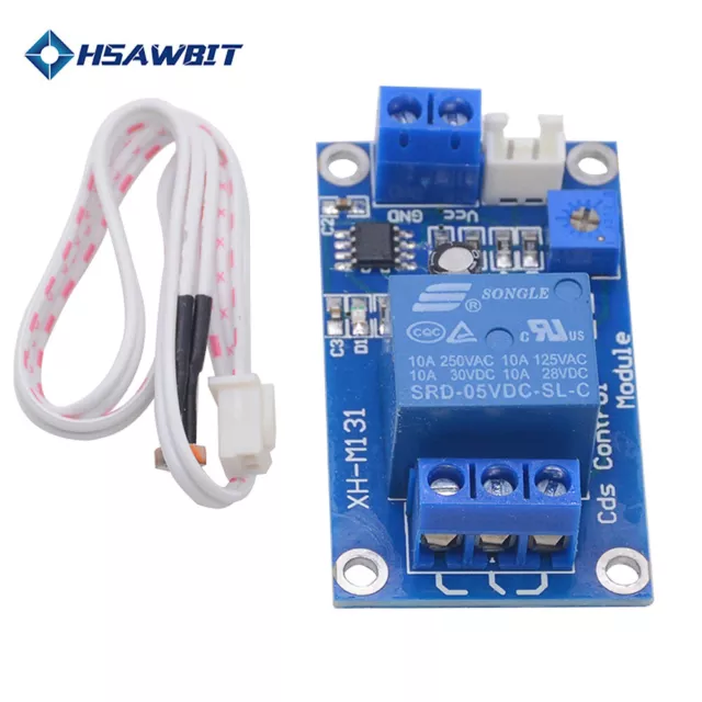 XH-M131 DC 5V 12V 24V Light Control Switch Photoresistor Relay Module Detection