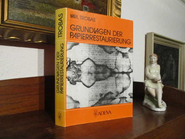 Karl Trobas PAPIER RESTAURIERUNG Buchbinderei BUCHBINDER Restaurator PAPIERKUNDE