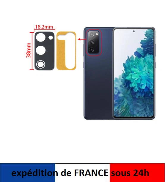 Lentille Verre De Remplacement Pour Appareil Photo OPPO A93 5G - Avec Adhésif - Neuf