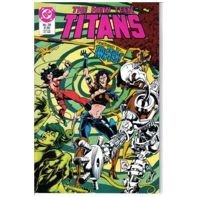 New Teen Titans (1984 series) #26 in Very Fine condition. DC comics [x]