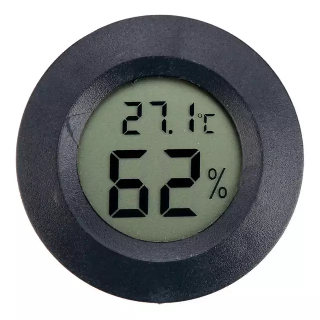 Mini Black LCD Thermometer Digital Hygrometer Humidity Temperature Display SS568