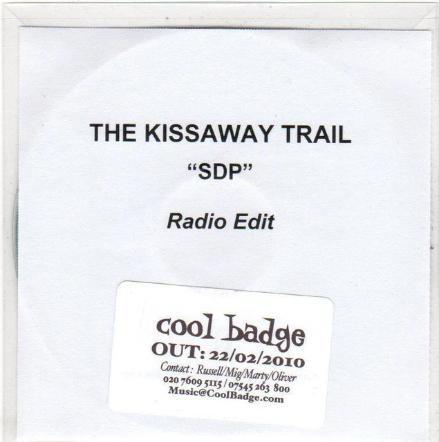 (EO313) The Kissaway Trail, SDP - 2010 DJ CD