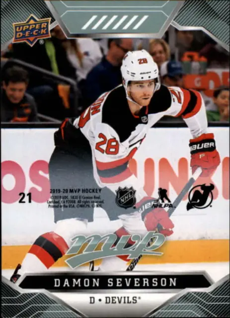2019-20 Upper Deck MVP NHL Hockey Puzzle Back Singles (Pick Your Cards)