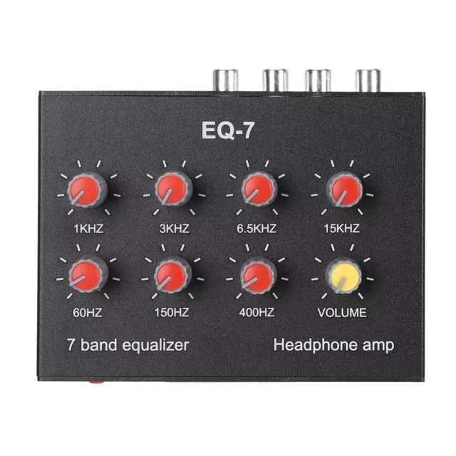 7 Band Sound Equalizer High Bass Adjustment 5.5x2.1 Interface 12db Digital C EOM