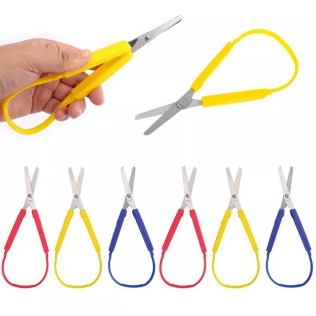 Children Adults Loop Scissors Adaptive Scissors Cutting Supplies Yarn Cutter