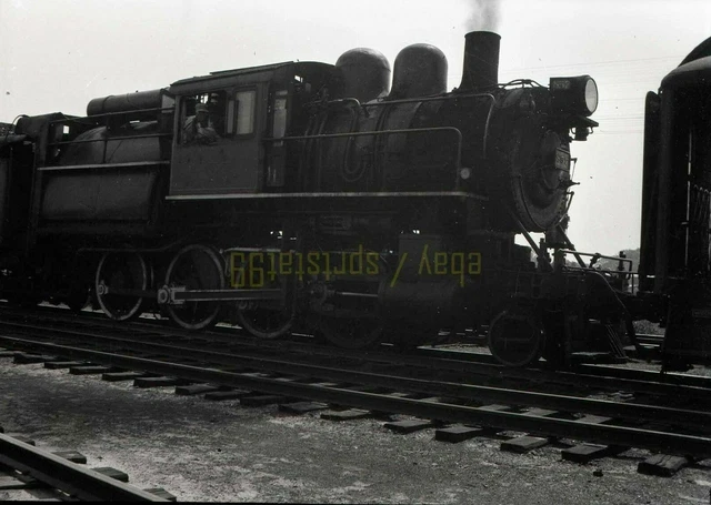 DH Delaware & Hudson Steam Locomotive #857 - Vintage Railroad Negative