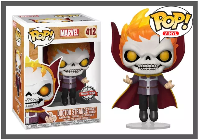 Funko Pop Vinyl Marvel Doctor Strange Ghost Rider SE #412