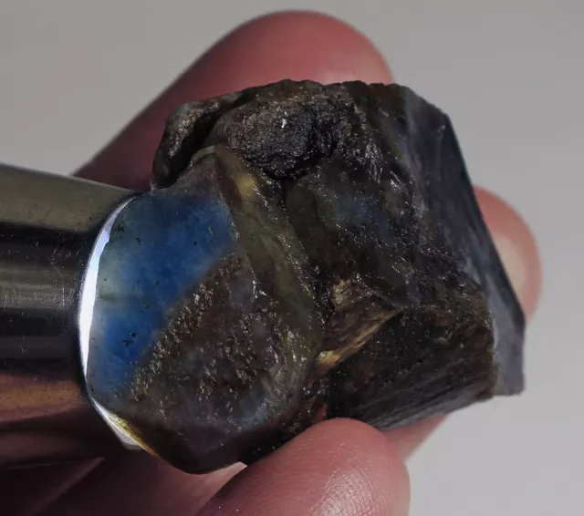 139Ct Natural Unheated Blue Sapphire Corundum Facet Rough Specimen YBG4221