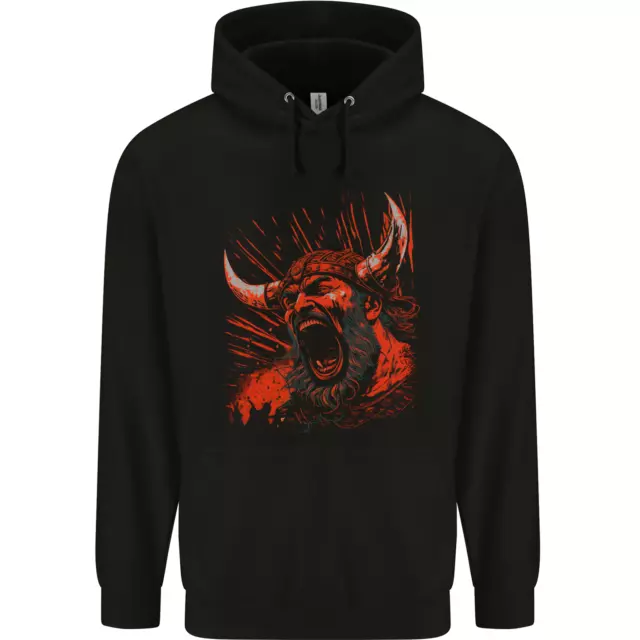Warrior Cry Viking Valhalla Odin Norreno Gods Uomo Felpa