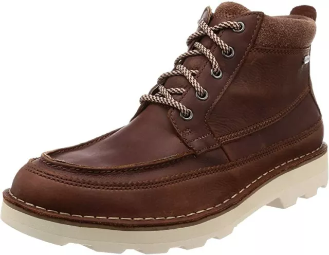 MENS CLARKS KORIK Rise Gtx Casual Winter Classic Walking Ankle Boots Tan 64.95 PicClick UK