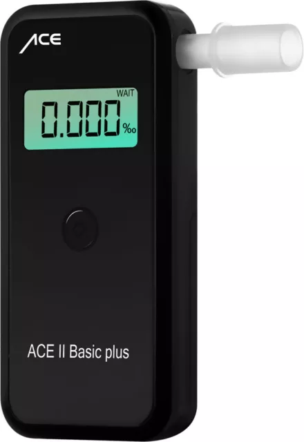 Alkohol-Tester ACE II Basic plus Promille-Test Atem-Messgerät Polizeigenau