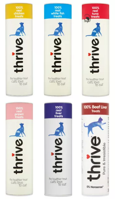 Pet project Thrive Cat Treats 100% Real Meat Freeze Dried Natural Case 12 x Tube