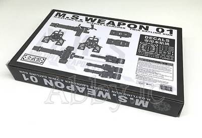 Weapon 01 set for Metal Slug Super Vehicle SV-001 Tank Bandai MG Gundam YH M.S 
