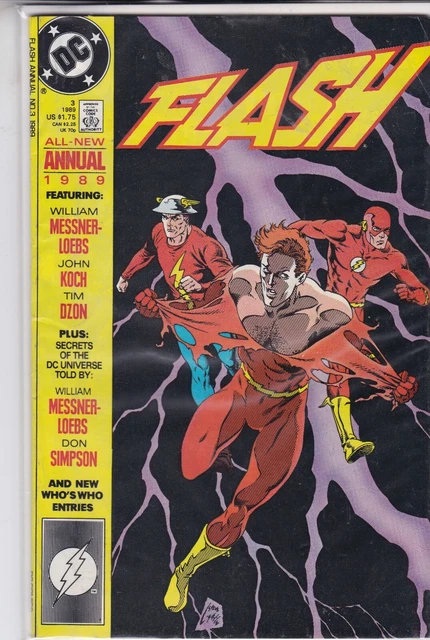 Dc Comics The Flash Vol. 2  Annual #3 June 1989 Fast P&P Same Day Dispatch