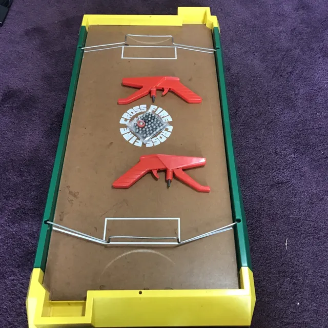 Vintage Ideal 1970s Cross Fire Table Top Game Nostalgia