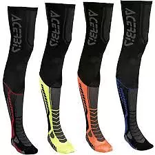 New Acerbis X Leg Mx Motocross Enduro Over Knee Brace Guard Socks  Quad