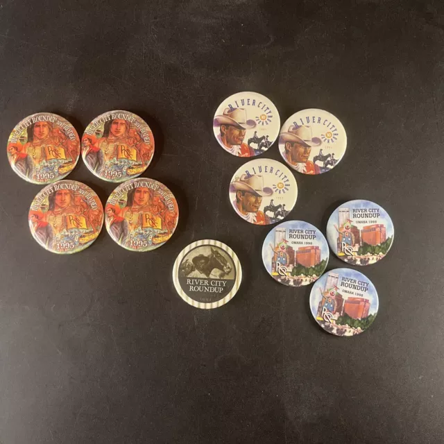 River City Round Up Omaha NE Buttons!