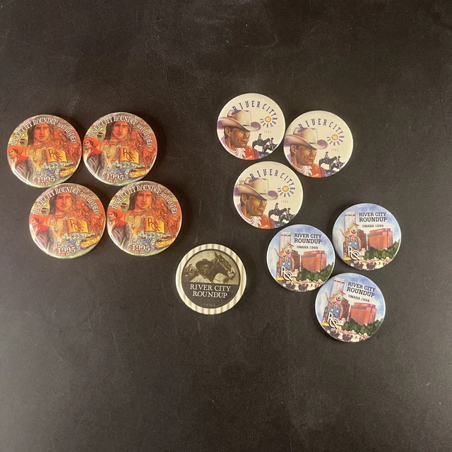 River City Round Up Omaha NE Buttons!