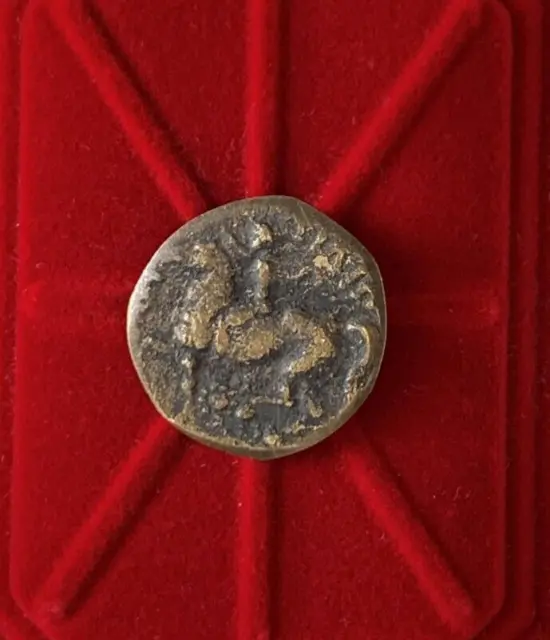 Ancient Silver Ar Denarius Rare Coin Of Julius Caesar: Depicting Ceres (46 Bc)