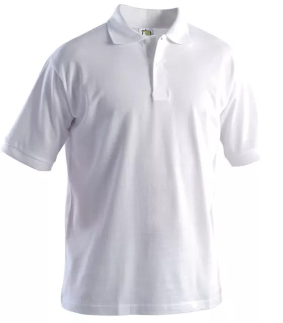 Polo Uomo maglia t shirt maglietta manica corta da lavoro cotone t-shirt sport