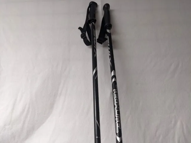 Swix Tech Lite Ski Poles Size 130 Cm Color Black Condition Used