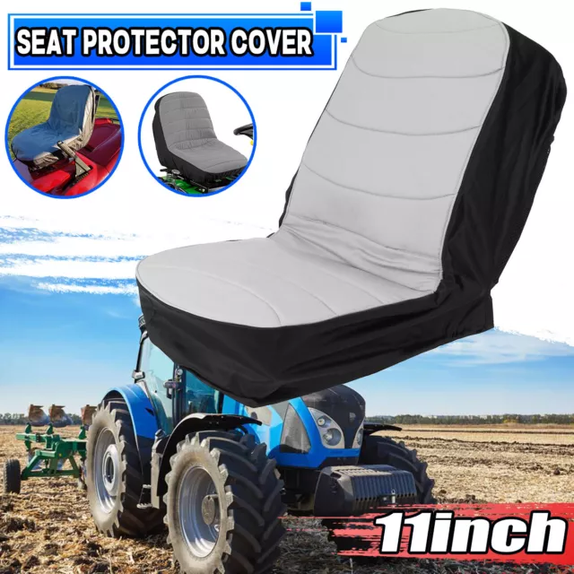 11'' Waterproof Heavy Duty Excavator Forklift Tractor Mower Seat Cover Protector