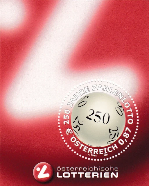 Österreich 2002 - ANK Block 19 - 250 Jahre Zahlenlotto in Österreich **