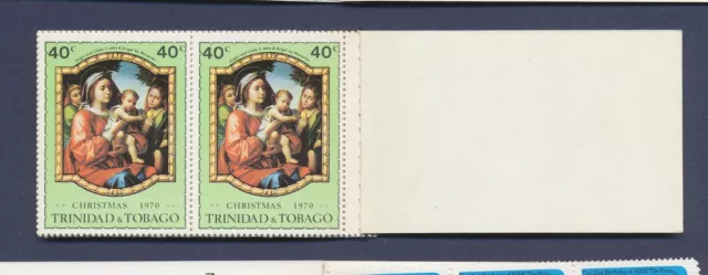 TRINIDAD & TOBAGO - Scott 191-194a  - MNH Complete Booklet - Christmas