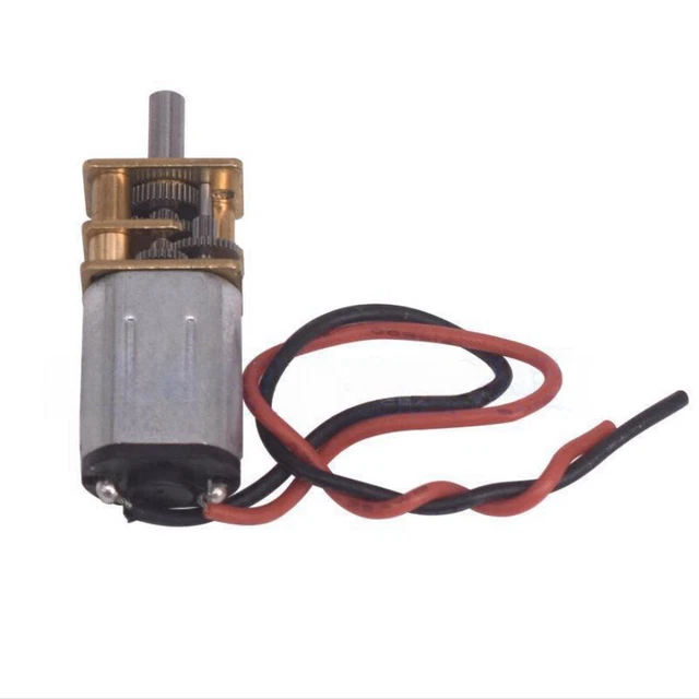 N20 DC12V 200 tr/min Mini réducteur de vitesse moteur à courant continu avec boîte de vitesses entièrement en métal pour RC voiture Robot modèle N20 DC12V 200 tr/min Mini réducteur de vitesse moteur à courant continu avec boîte de vitesses entièrement en métal pour RC voiture Robot modèle