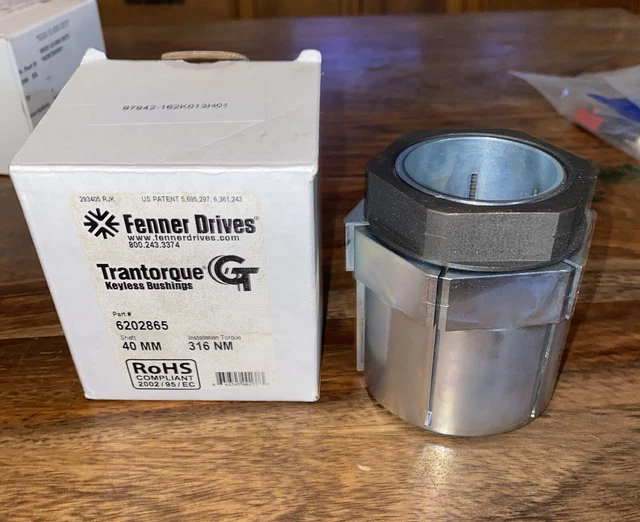 FENNER DRIVES 6202865 TRANTORQUE KEYLESS BUSHING, 40 mm, new in box, PO1
