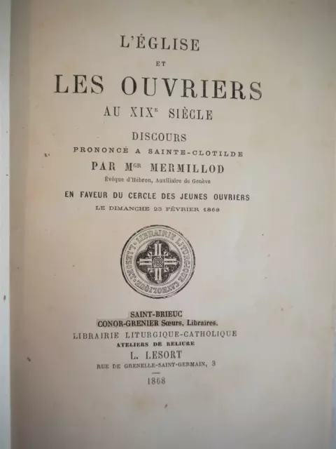 5 ouvrages religieux : Eglise et Ouvriers, Martyrs d'Arcueil