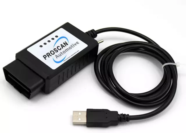 Modifiziert ELM 327 USB passt Ford Elmconfig Forscan Focus Smax Mondeo Kuga CMax HS 2