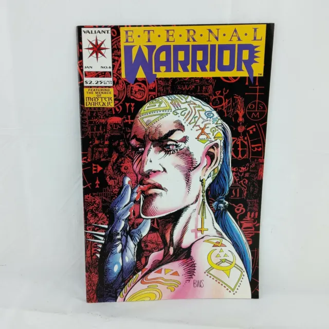 Eternal Warrior Comic Book Vol. 1 #6 January 1993 Valiant Comics Master Darque