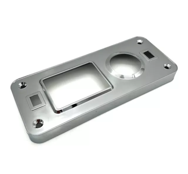 Chrome Dome Light Cover w/ Swivel Hole For 1999-2010 Peterbilt 387 & More